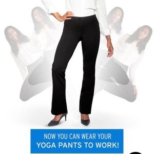 Beta Brand Boot-Cut Black Dress Pant Yoga Pant